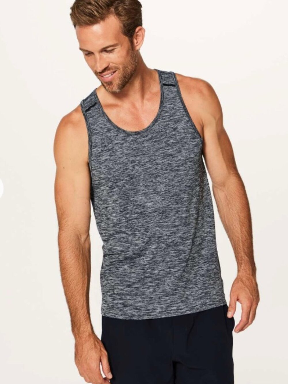 Lululemon Men's Metal Vent Tech Surge Tank Black / White Size XL $78 retail